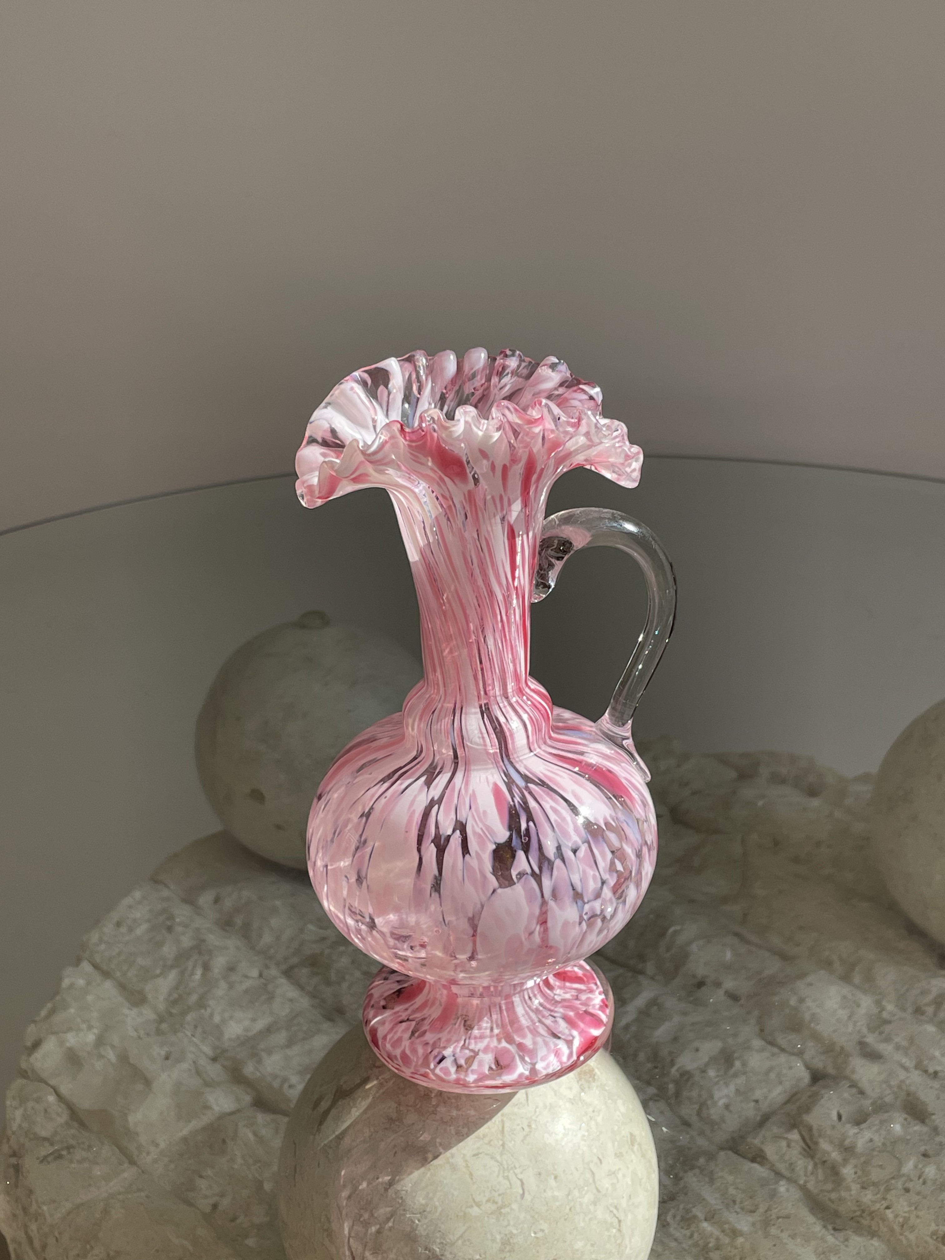 Kleine Gespikkelde Murano Vaas image 2