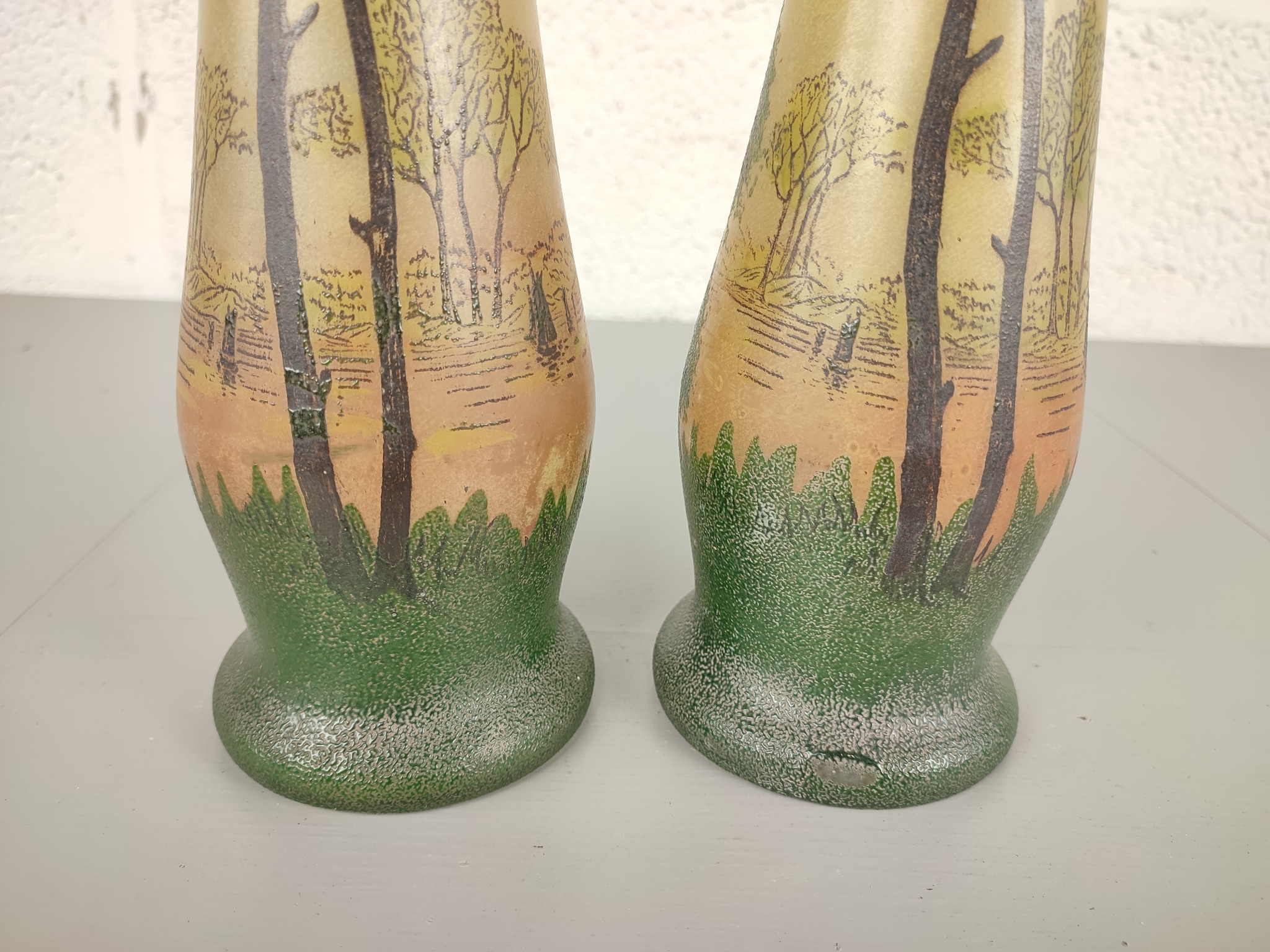 Duo Art Nouveau Vazen François Th. Legras image 7