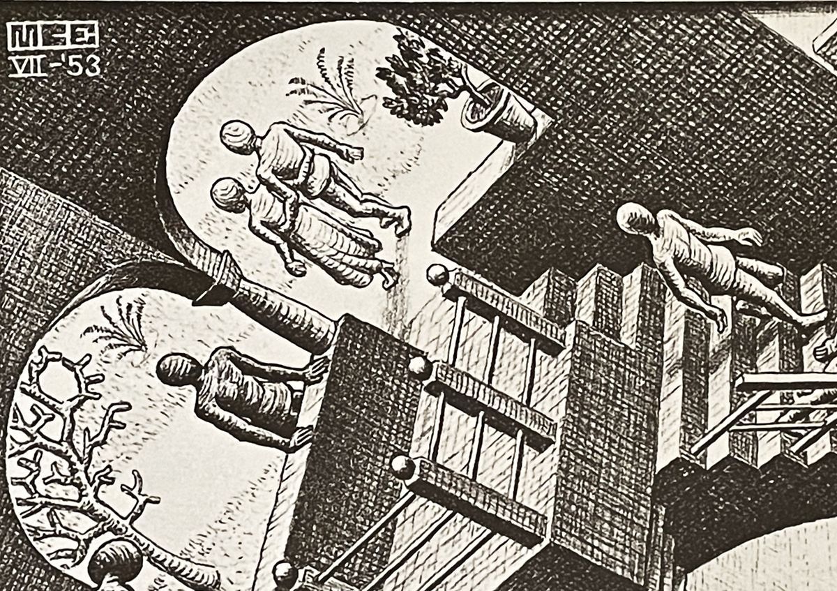 M.c. Escher (1898-1972) - Relativiteit image 5