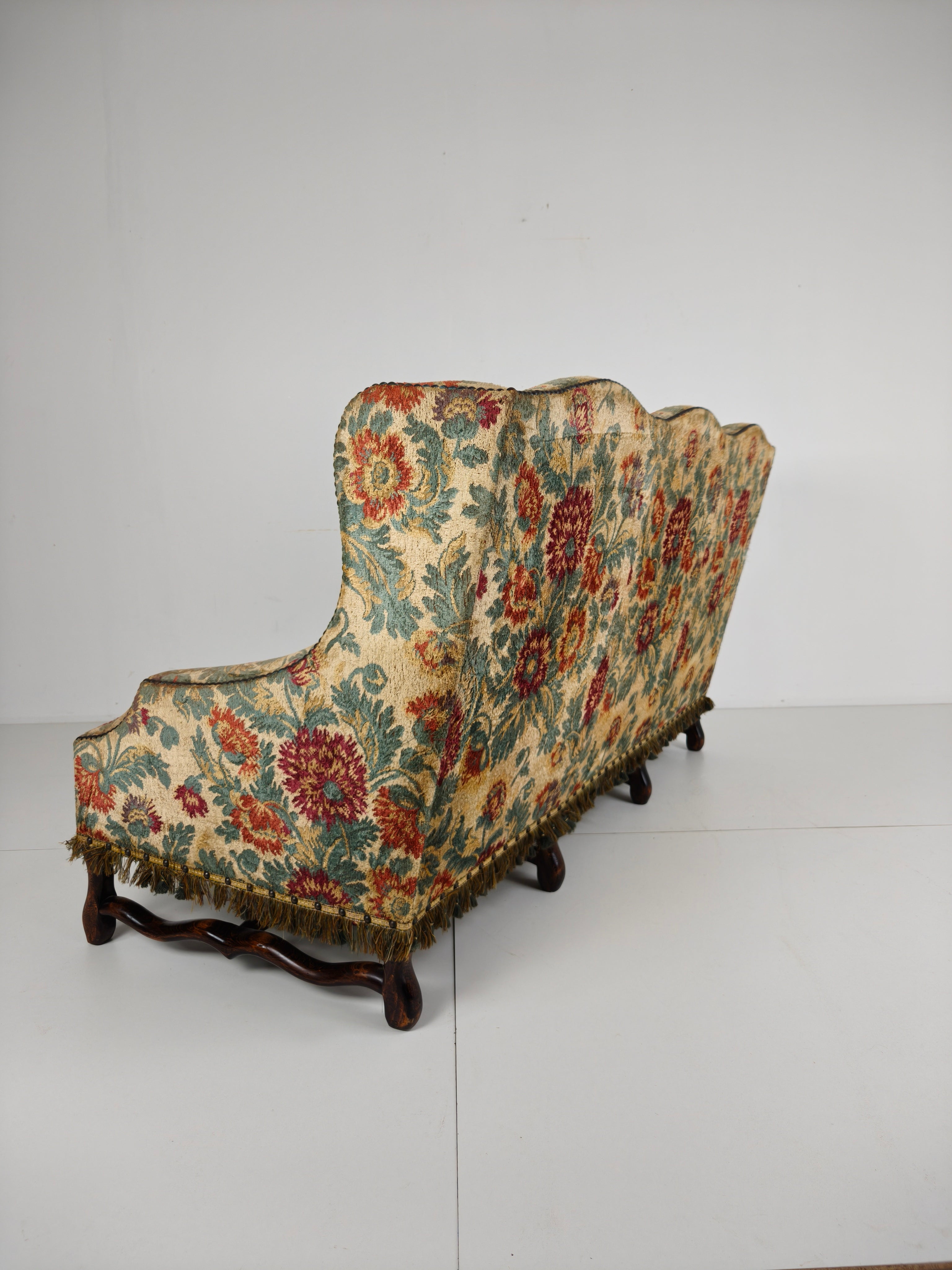 Os De Mouton Sofa In Tapestry – Country House Style, 19th Century image 7
