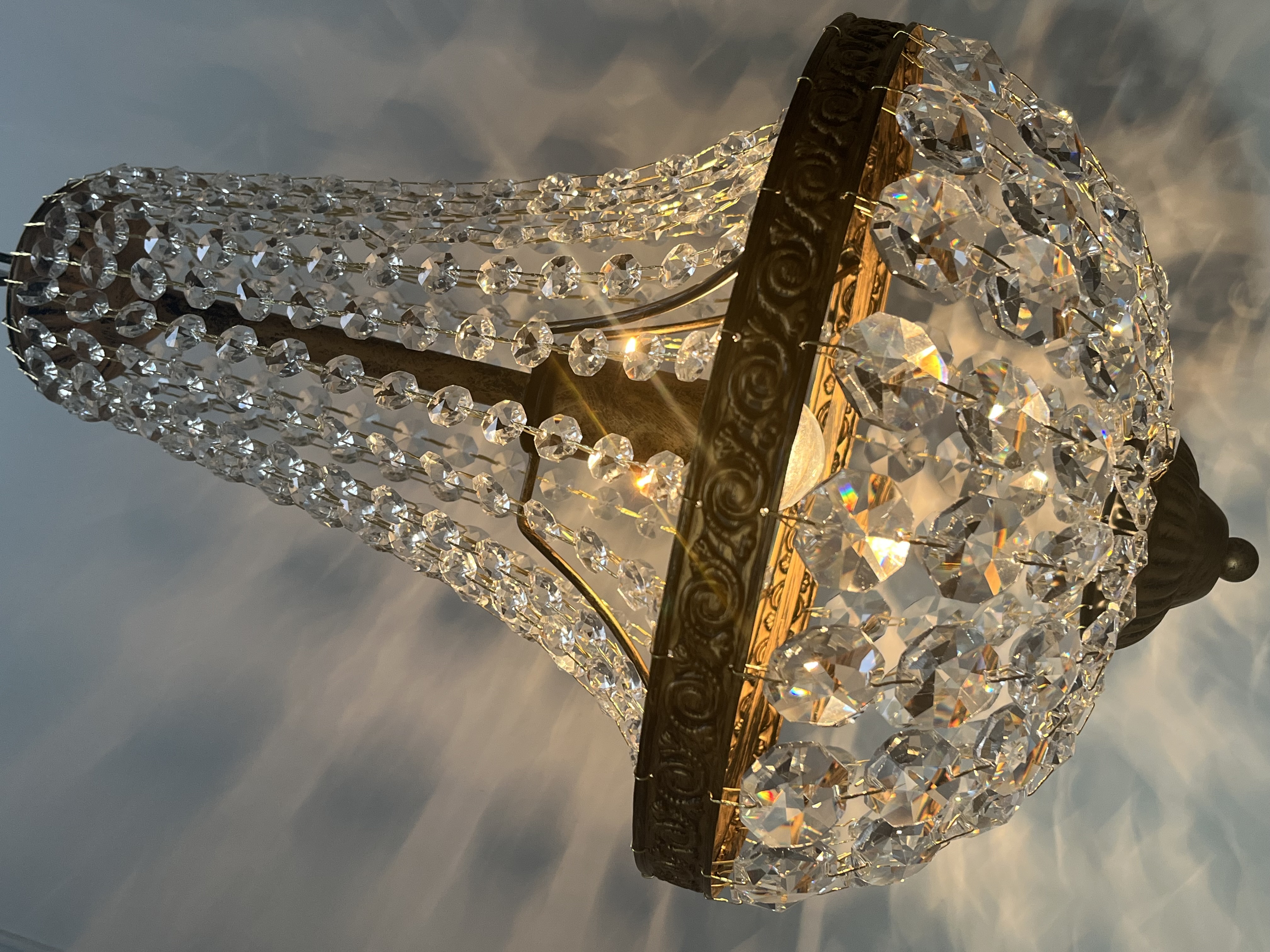 10 Beschikbaar ! Zakkroonluchter Kristal Kroonluchter Hanglamp Vintage Stijl Prijs Per Stuk image 7