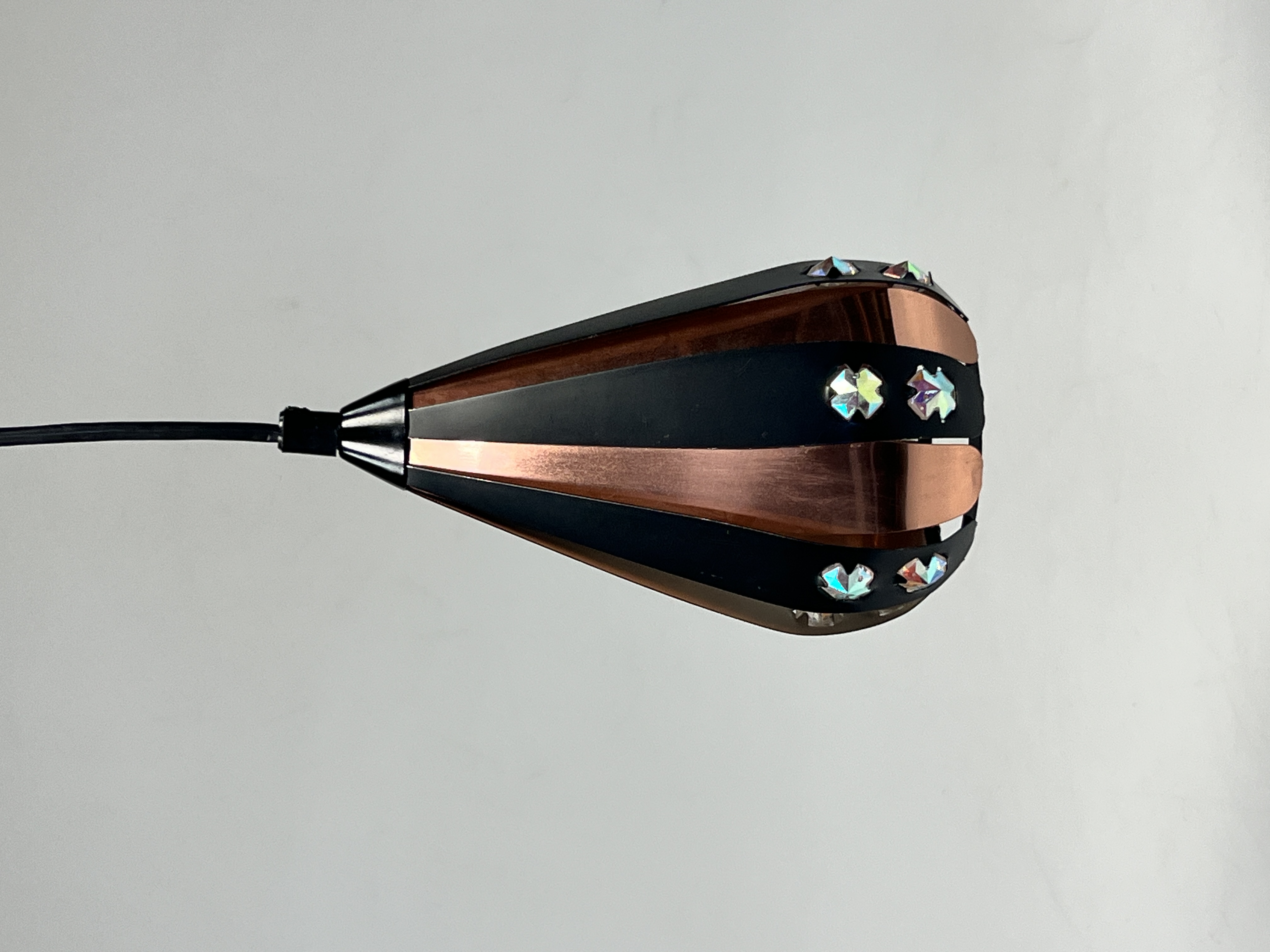 Vintage Druppel Hanglampje, Werner Schou, 1960's Denemarken image 11