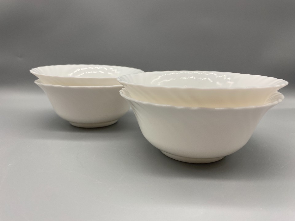 Set Arcopal Wit Swirl Compote Schaaltjes 4 Stuks image 6