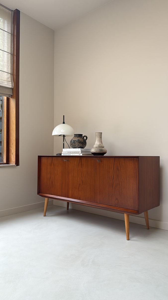 Vintage Houten Dressoir Met 3 Deurtjes Van Brantorps image 4