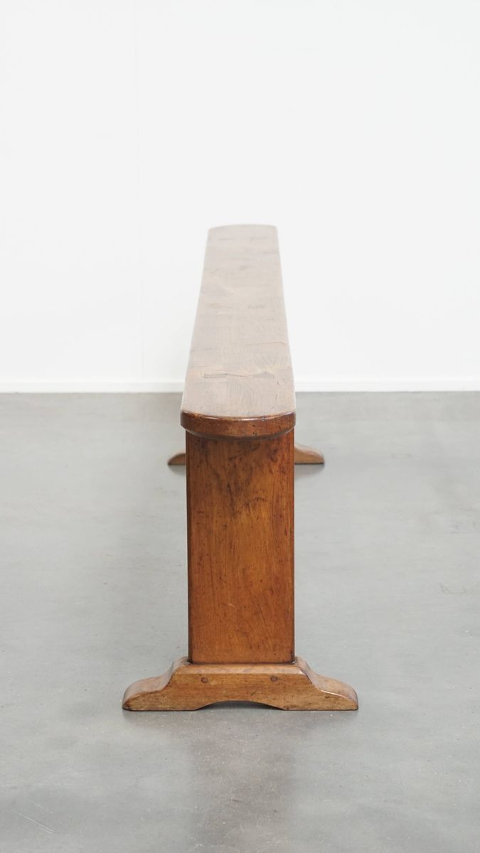 Antieke Halbank/ Bank Voor Aan De Eettafel Met Een Stijlvolle En Tijdloze Uitstraling image 3