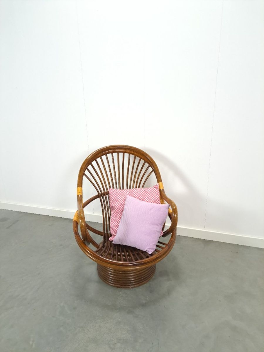 Rotan Manou Draai Stoel image 5