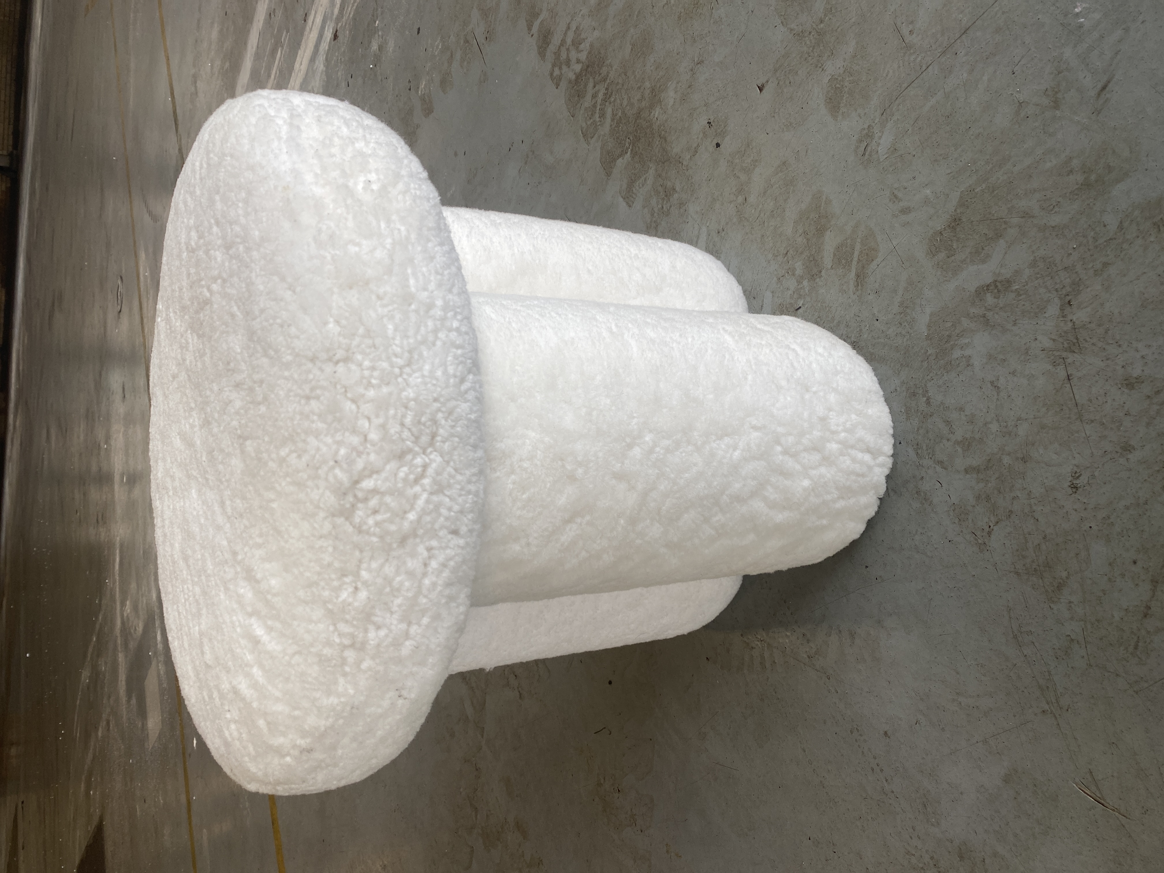 101 Copenhagen | Big Foot Stool - White Sheepskin image 3