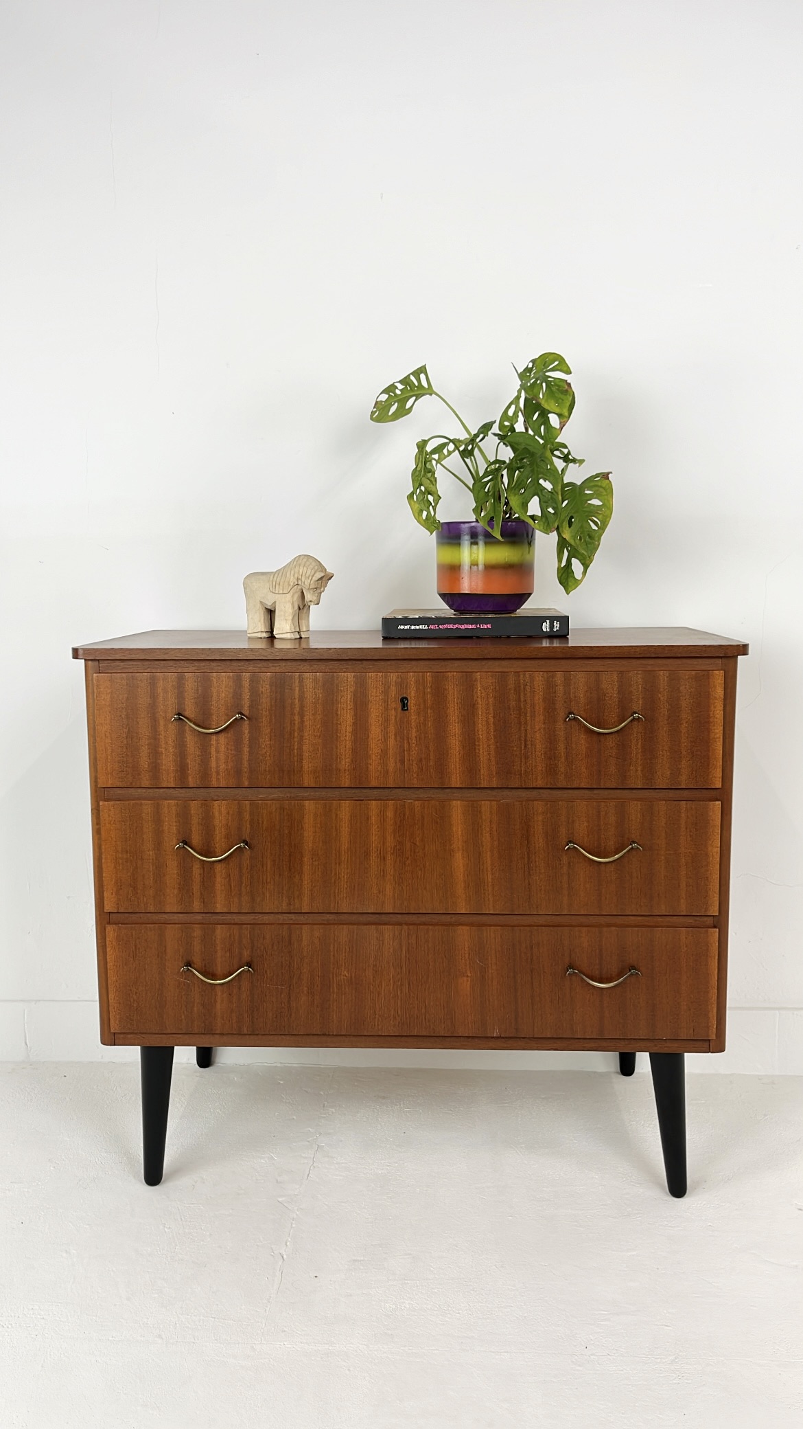 Scandinavisch Vintage Teak Fineren Ladekast Stenvo image 4