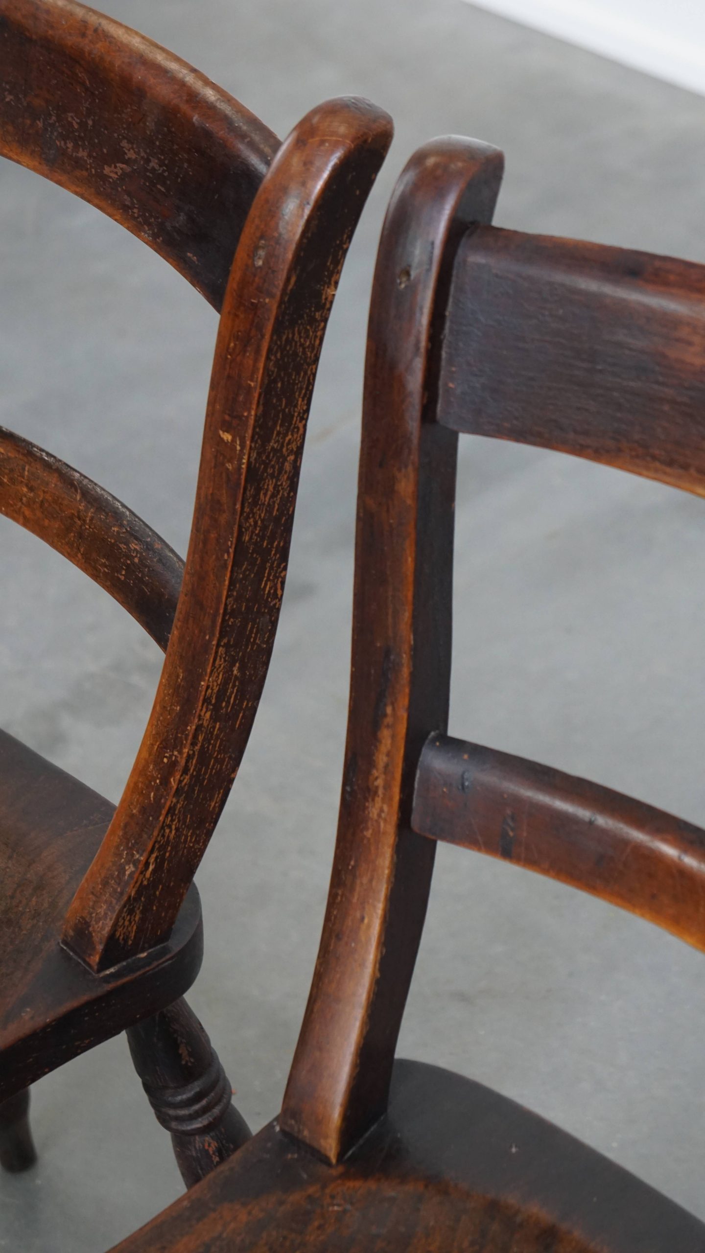 Tijdloze Elegante Set Van 10 Antieke Engelse Oxford Eetkamer/ Keuken Stoelen image 14