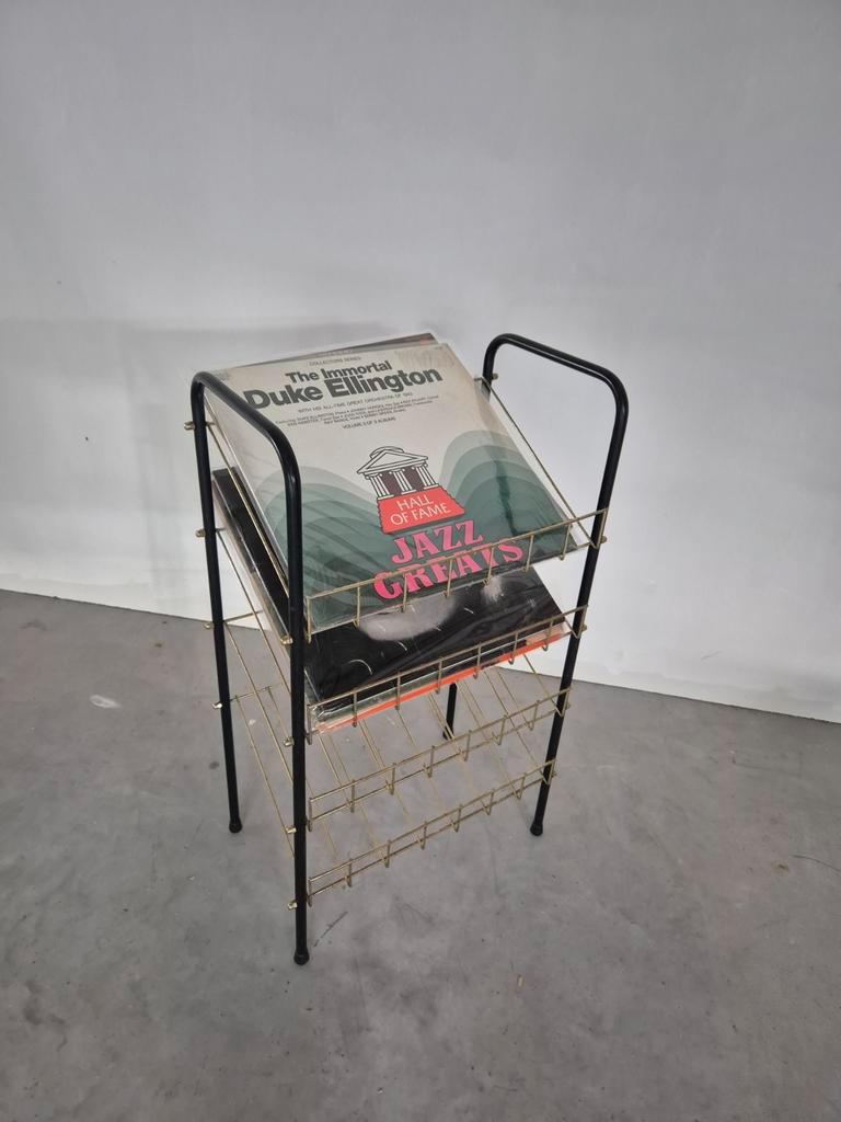 Lp Vinyl Vintage Rek Tijdschriften Boeken Metaal image 2