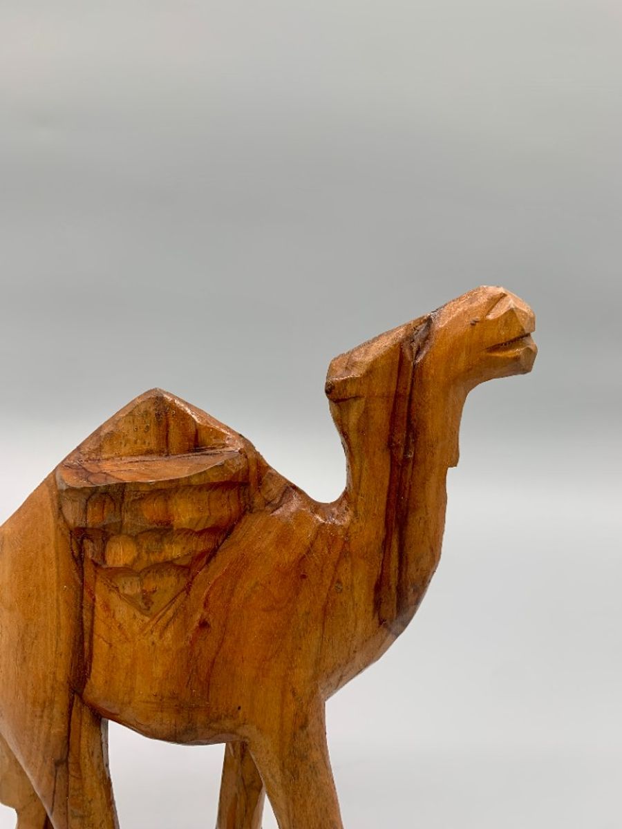 Vintage Dromedaris Hout Handwerk image 7