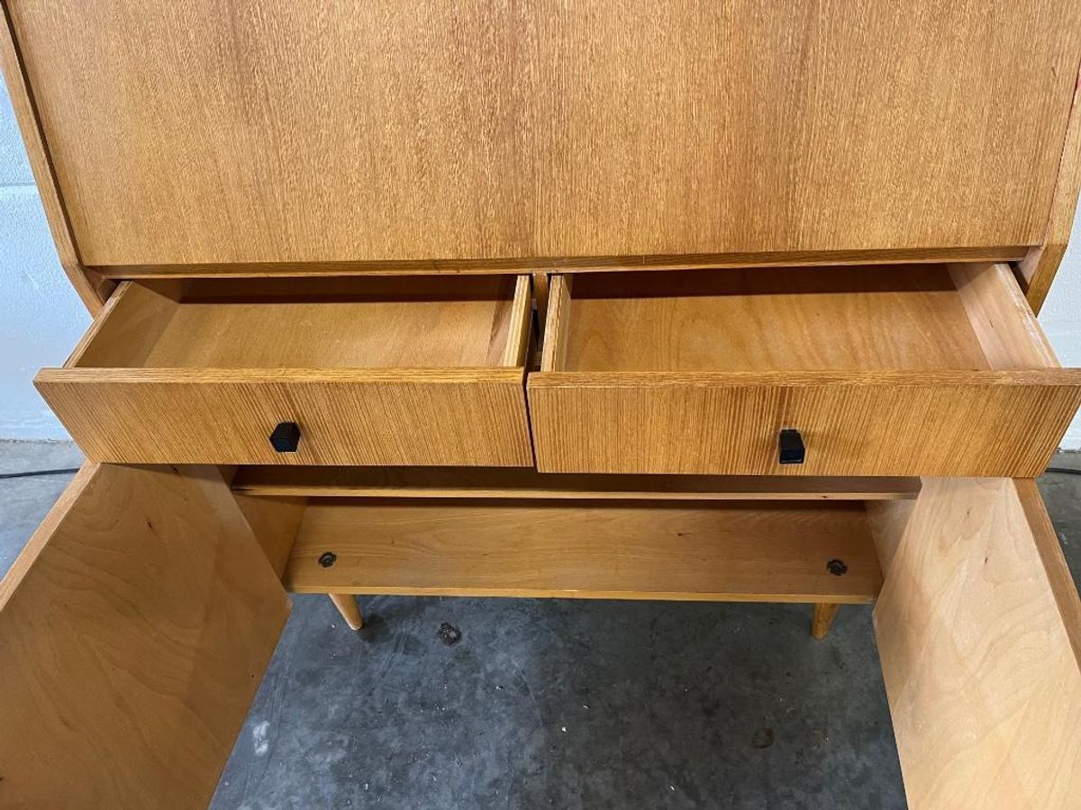 Vintage Kast / Secretaire / Barkast image 14
