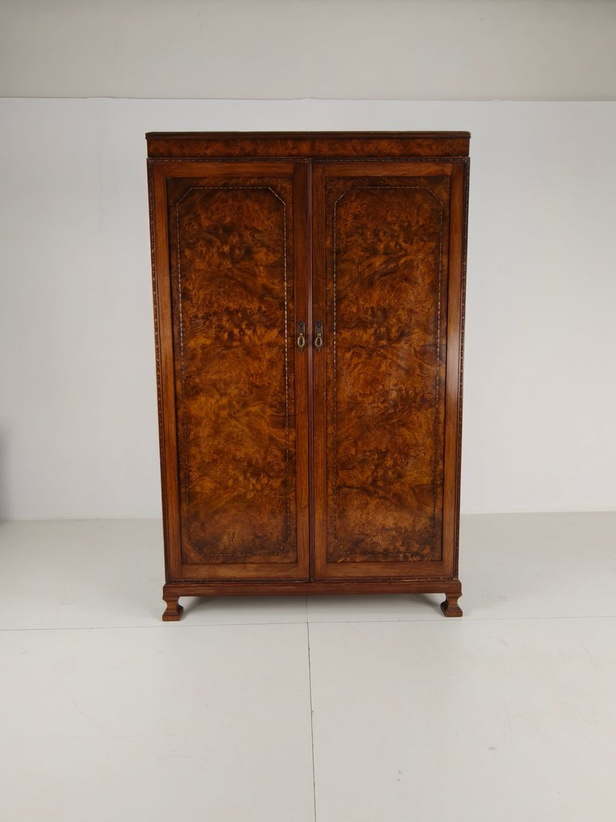 Prachtige Engelse Art Deco-kast Van Wortelnotenhout Van Waring & Gillow – Ca. 1900–1932 image 16