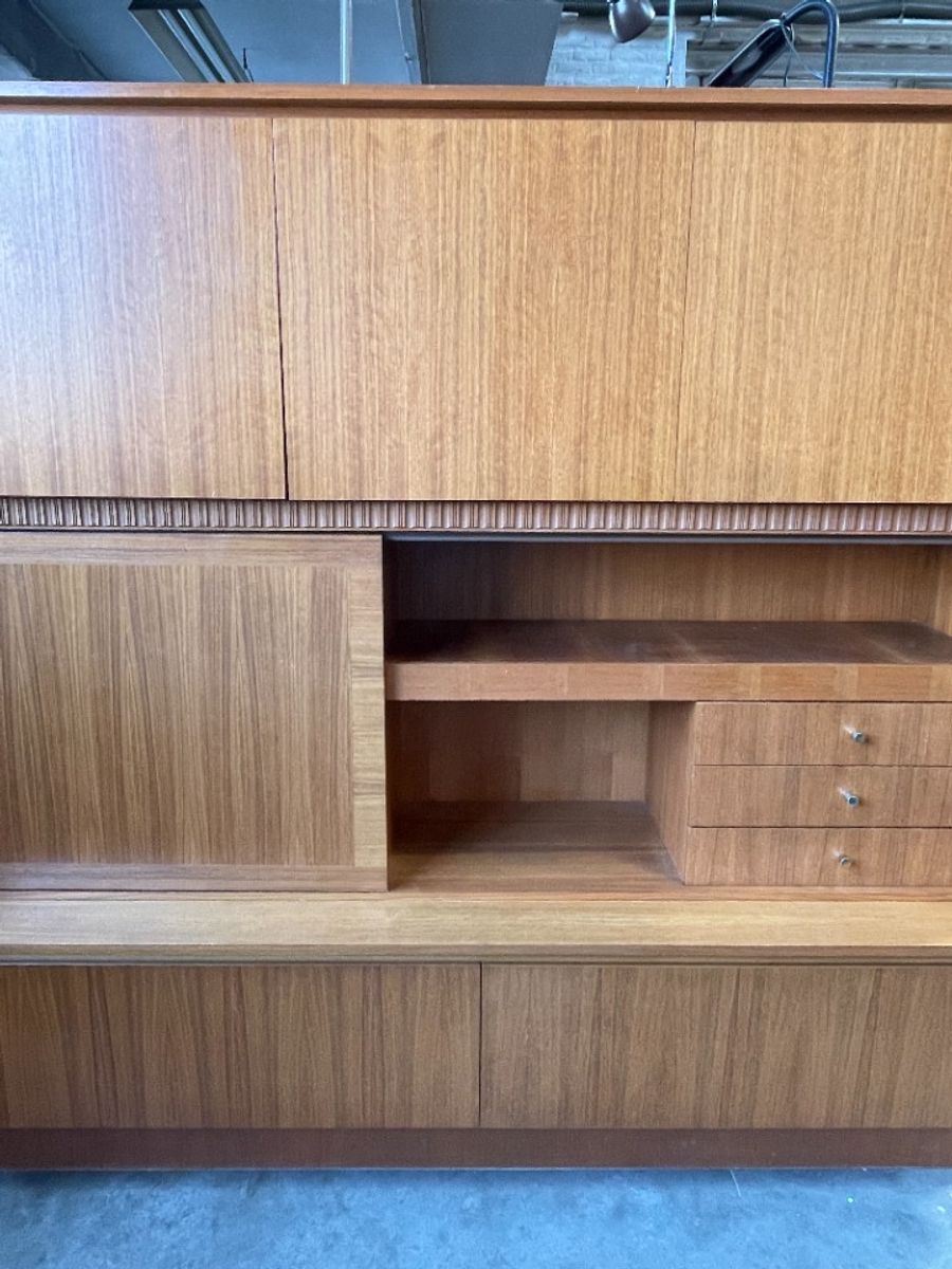 Vintage Zweeds Wandmeubel / Highboard. Royal Board 1970's image 18