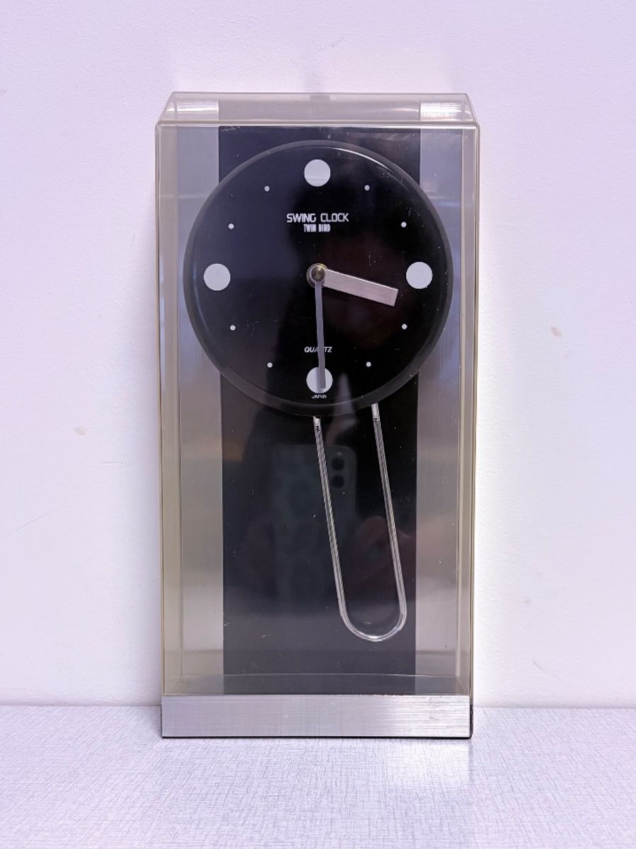 Post Modern Swing Clock Twin Bird Japan ‘80 image 3