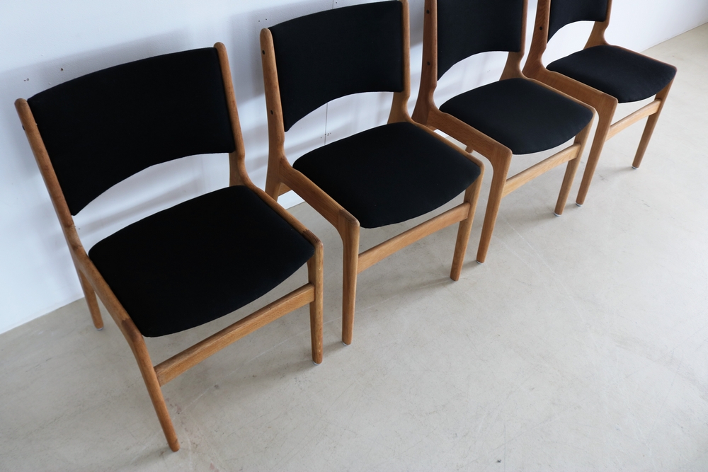 Vintage Eetkamerstoelen | Stoelen | Jaren 60 | Eiken image 9