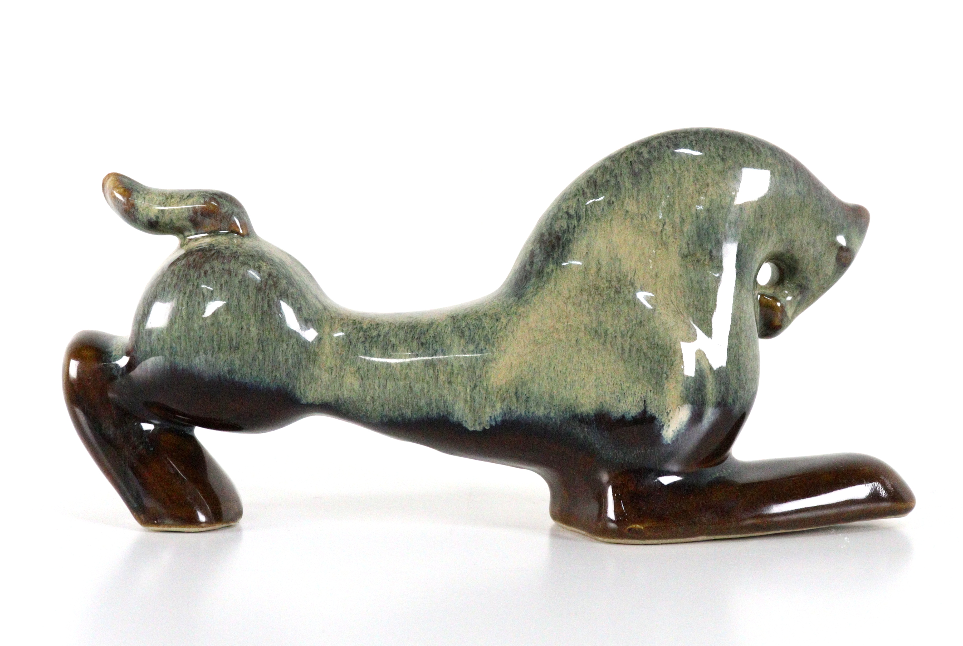 Vintage Keramieken Midcentury Paard image 11