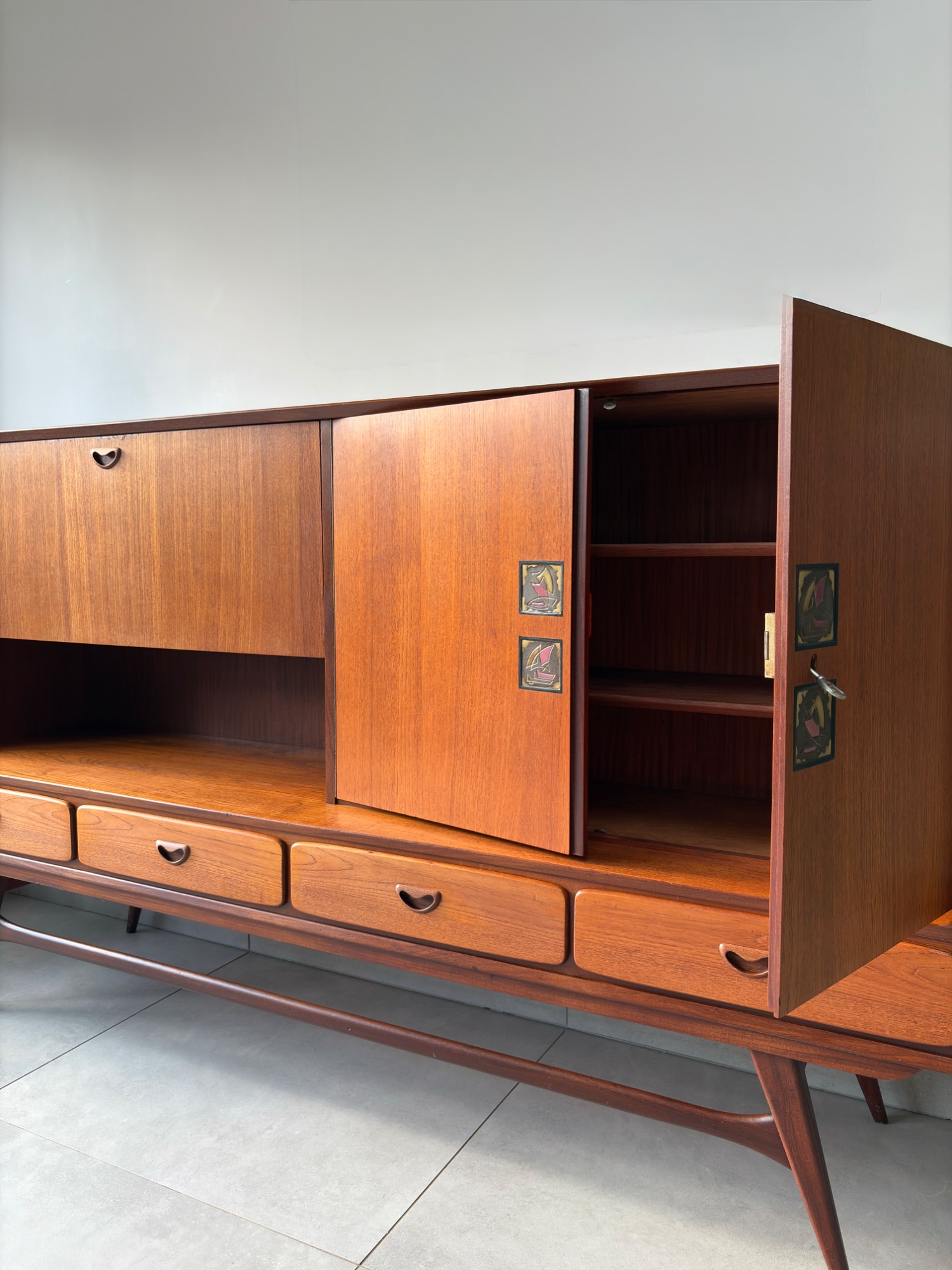 Vintage Louis van Teeffelen Dressoir Jaap Ravelli image 7