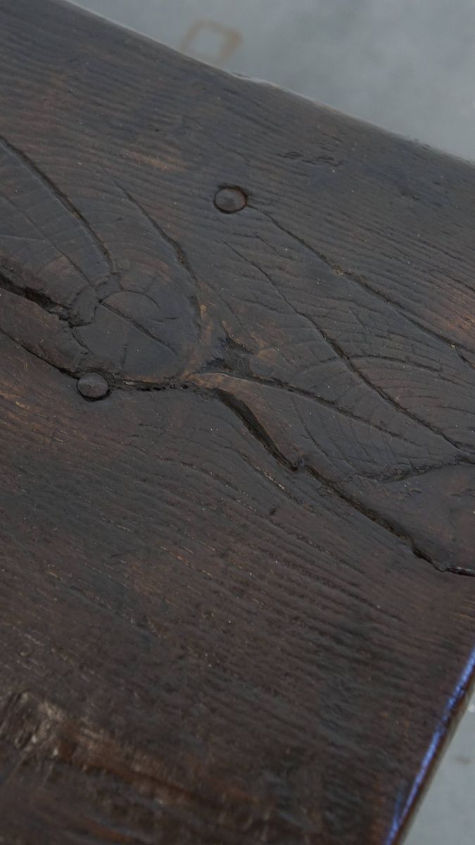 Robuuste, Antieke 18e Eeuwse Zuid-europese Boeren Salontafel Met Een Karaktervol Patina image 11