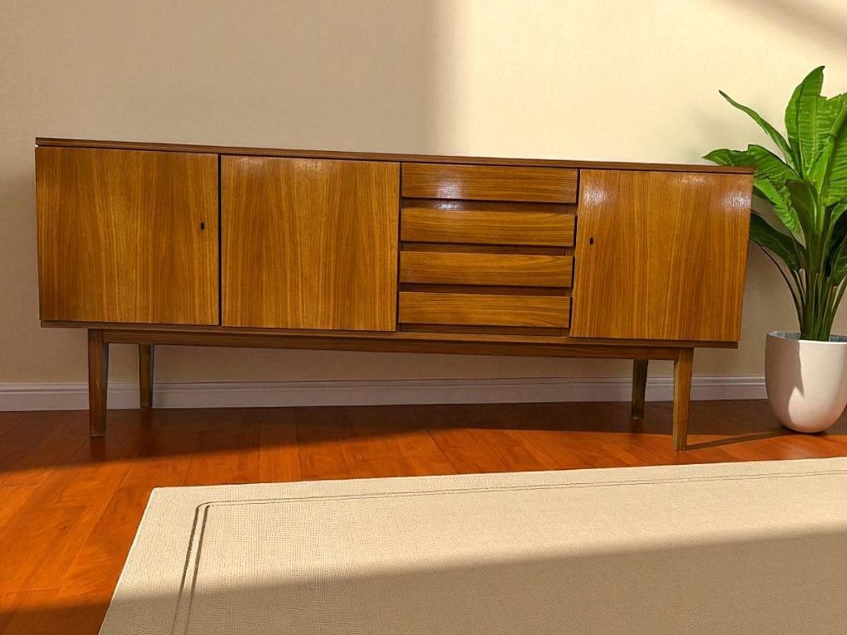 Vintage Houten Dressoir / Kast / Buffetkast image 2