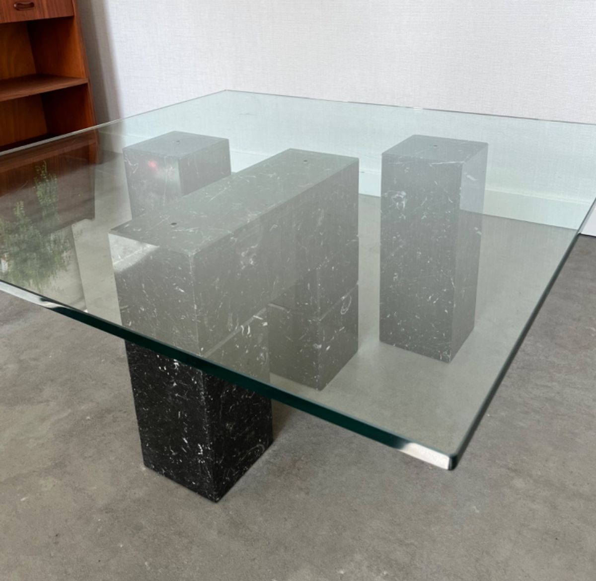 Vintage Modular Coffee Table Marble Glass Italy ‘70 image 8