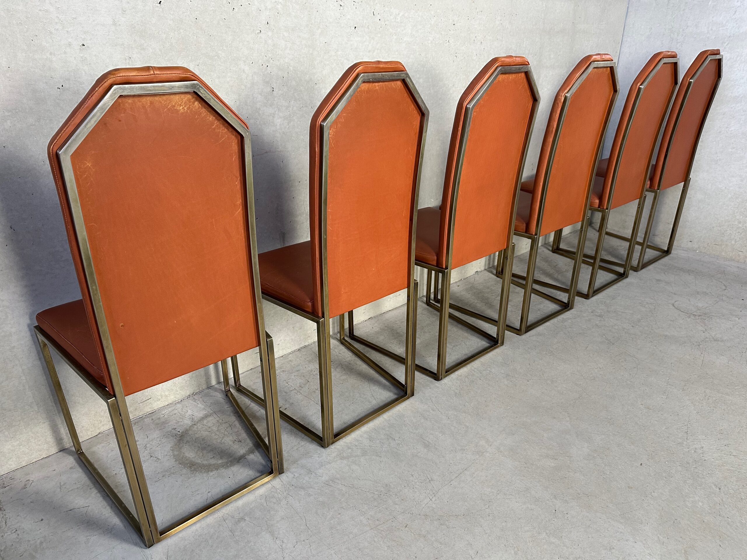 Vintage Design Regency Eettafel + 6 Stoelen – Belgochrom image 17