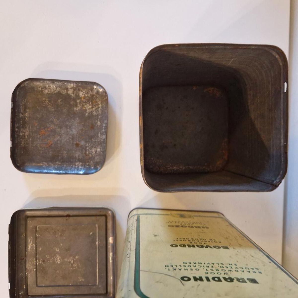 2 Antieke Kruideniers Blikken Hilversum H Van Dorp En Zonen image 12