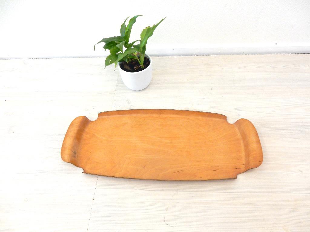 Vintage Silva Sweden Dienblad Jaren 60 Hout Design image 3