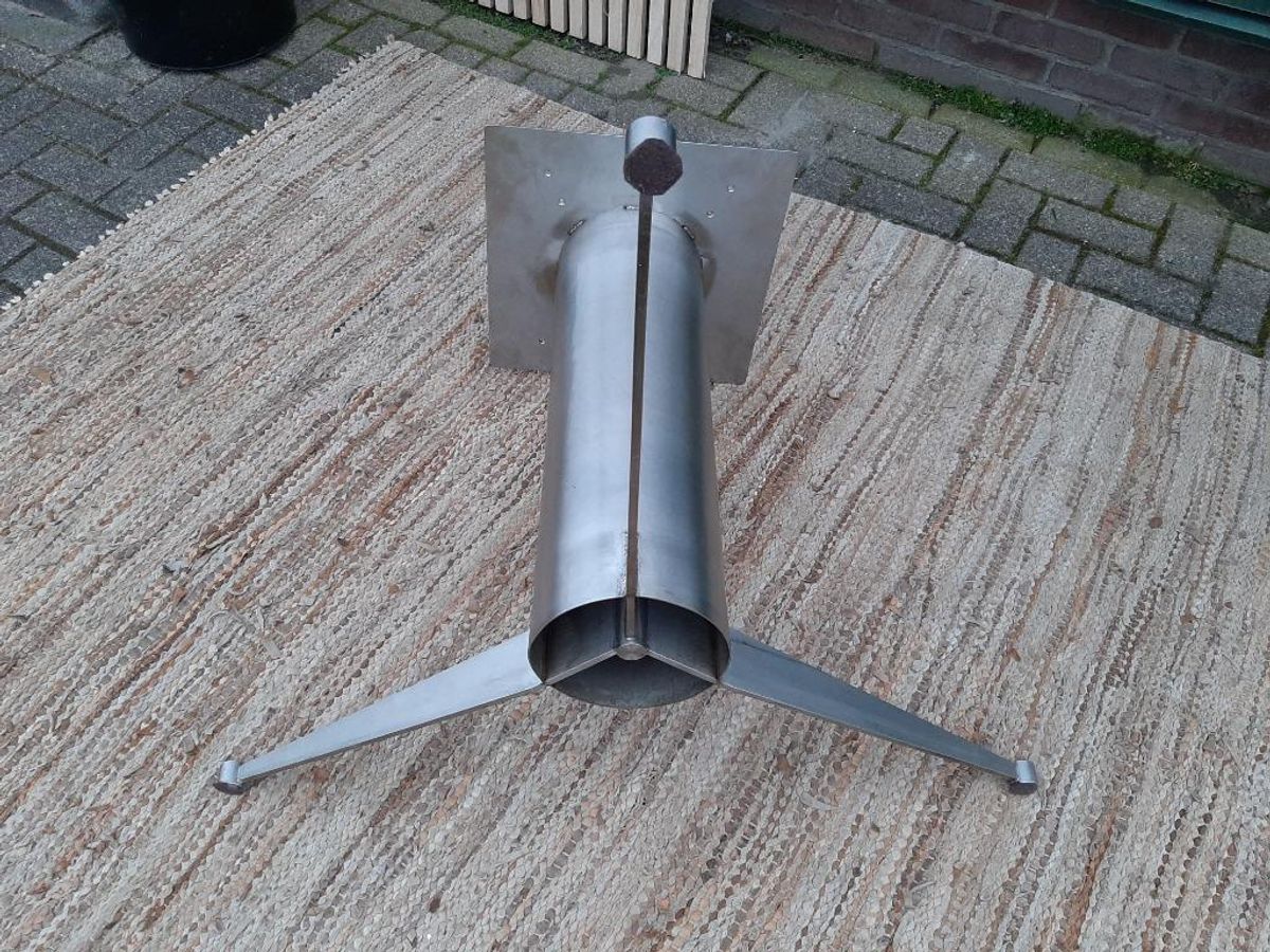 Rode Ronde Xl Eettafel 130 Cm Vintage Space Age Design Tafel image 21