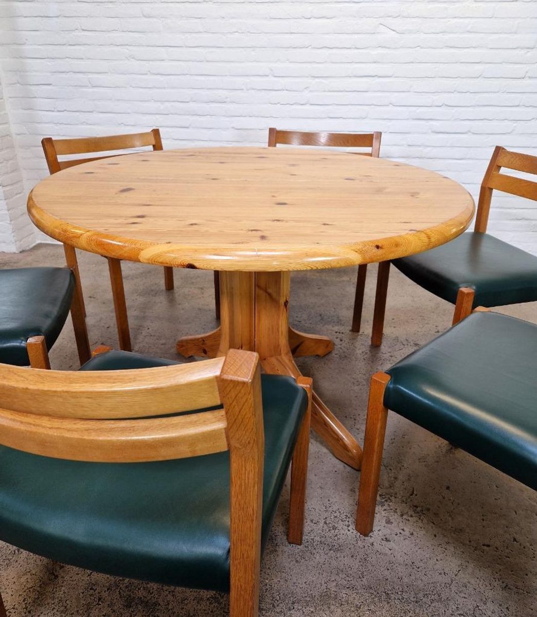 6 X Model 401 Eetkamerstoelen Van Jorgen Henrik Moller, Dene image 3