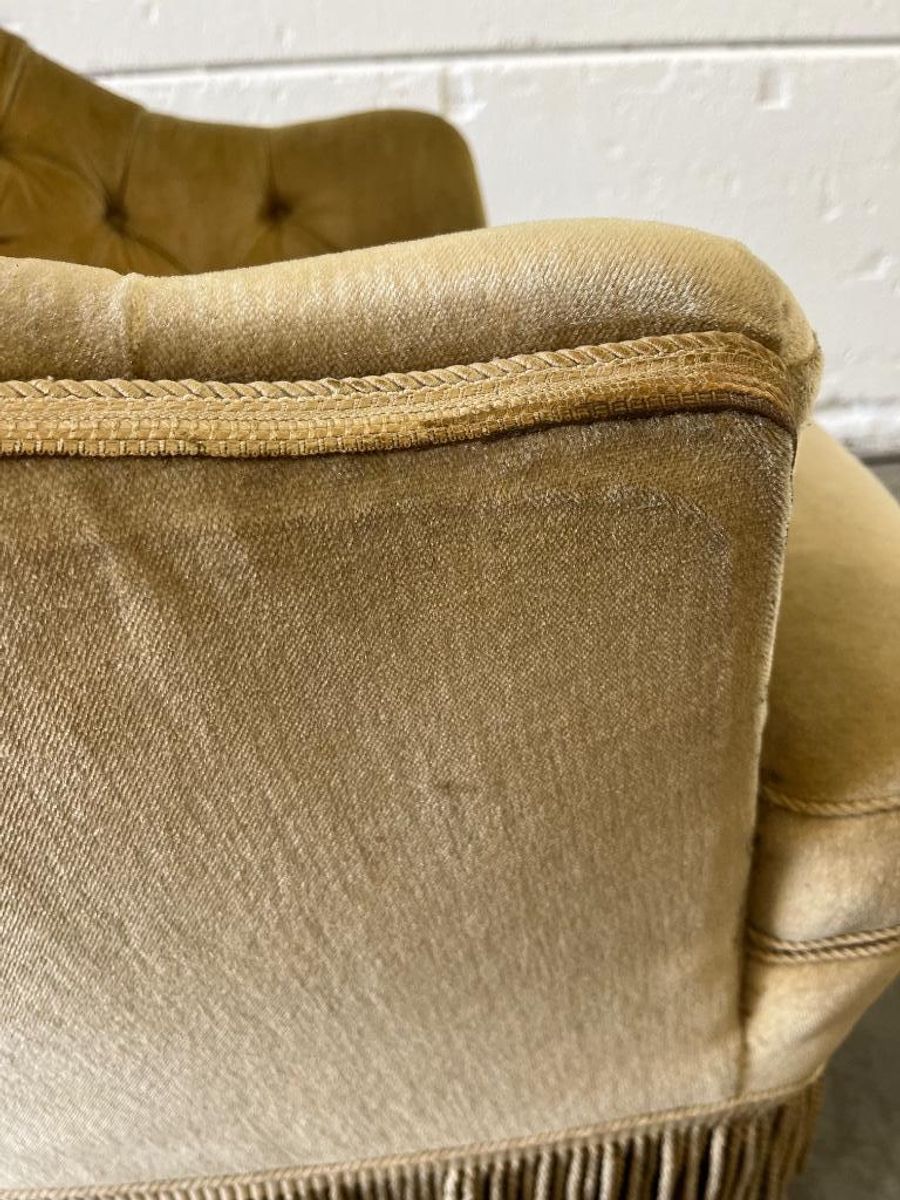 Vintage Fauteuil / Eenzit / Clubzetel Met Franjes image 11