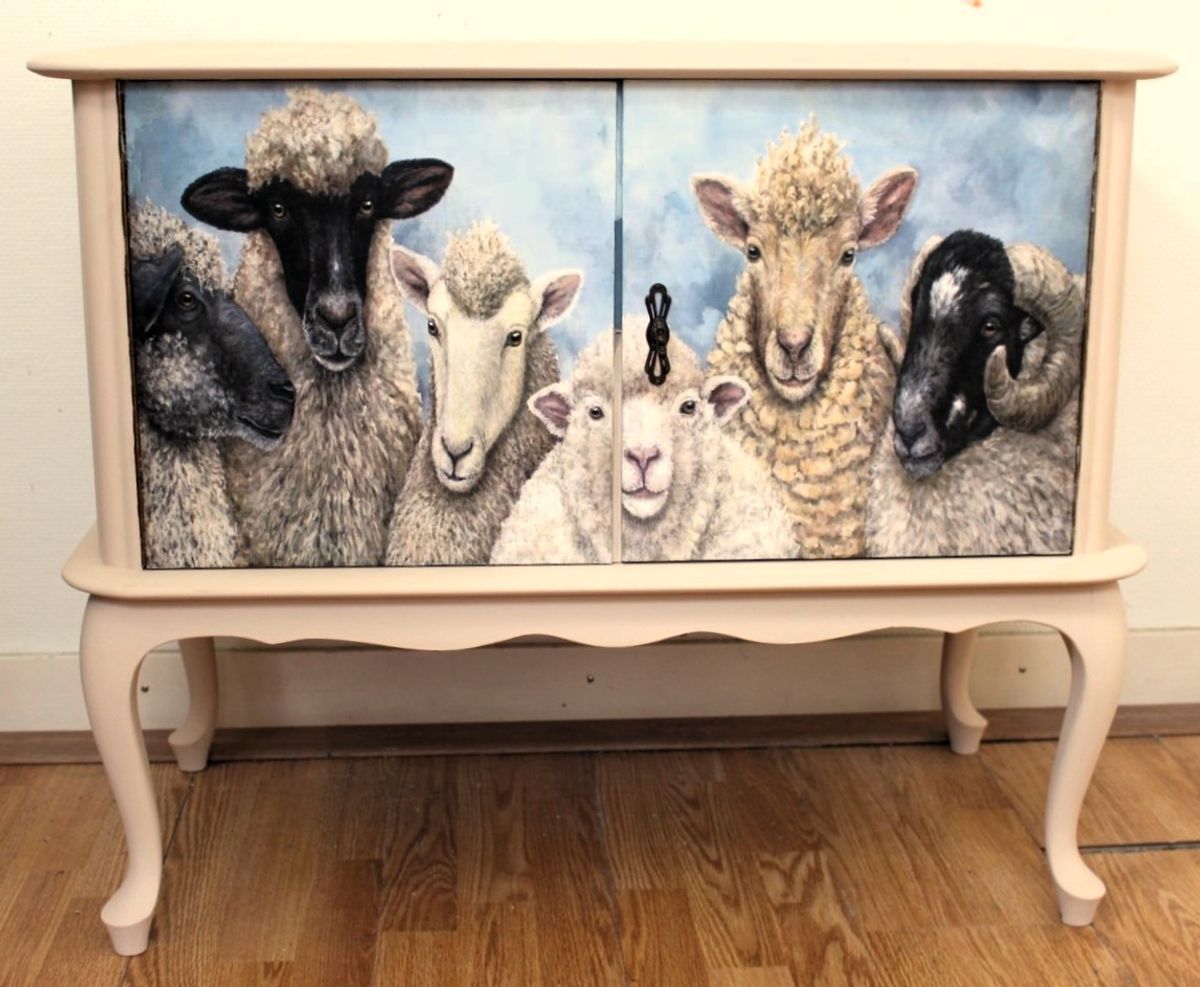 Beige Dressoir Met Schapen - Queen Ann image 7