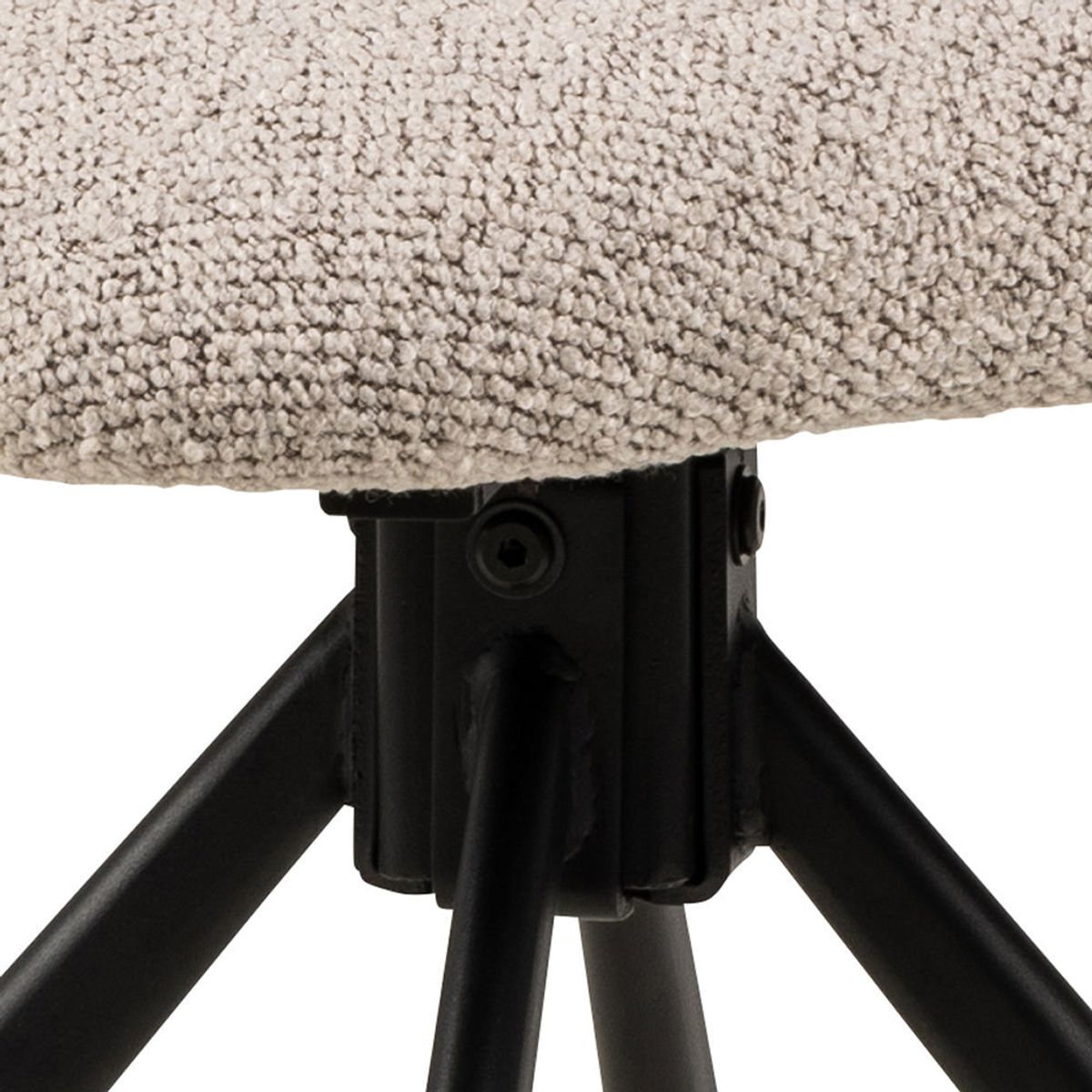 Koro Eetkamerstoel - Set Van 2 - Beige Bouclé image 3