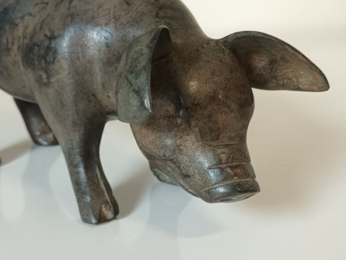 Bronzen Cochon Femelle Pierre Chenet image 7