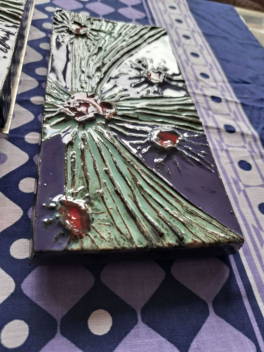 Vintage Keramiek Set: Deurgreep En Plaquette image 11