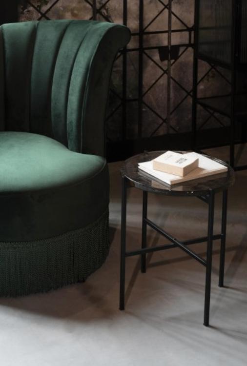 DUTCHBONE | Vidrio Bijzettafel Zwart image 3