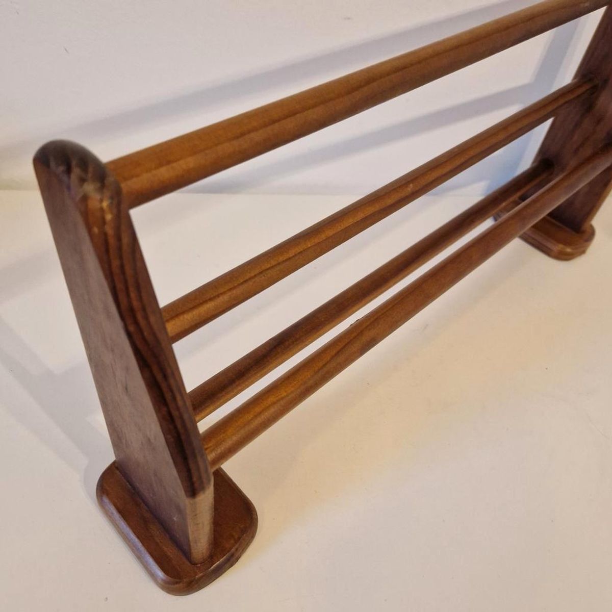 Vintage Houten Keukenrek Pannenrek Handdoek Rekje Wandrek image 3