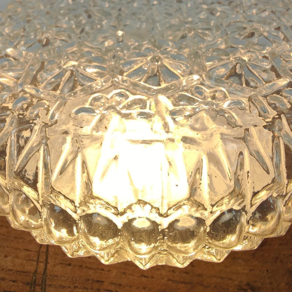 Vintage Plafonniere Retro Mid Century Glazen Plafondlamp 06 image 11