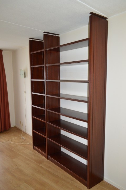 Boekenkast Mahonie Gefineerd Verstelbare Schappen image 2