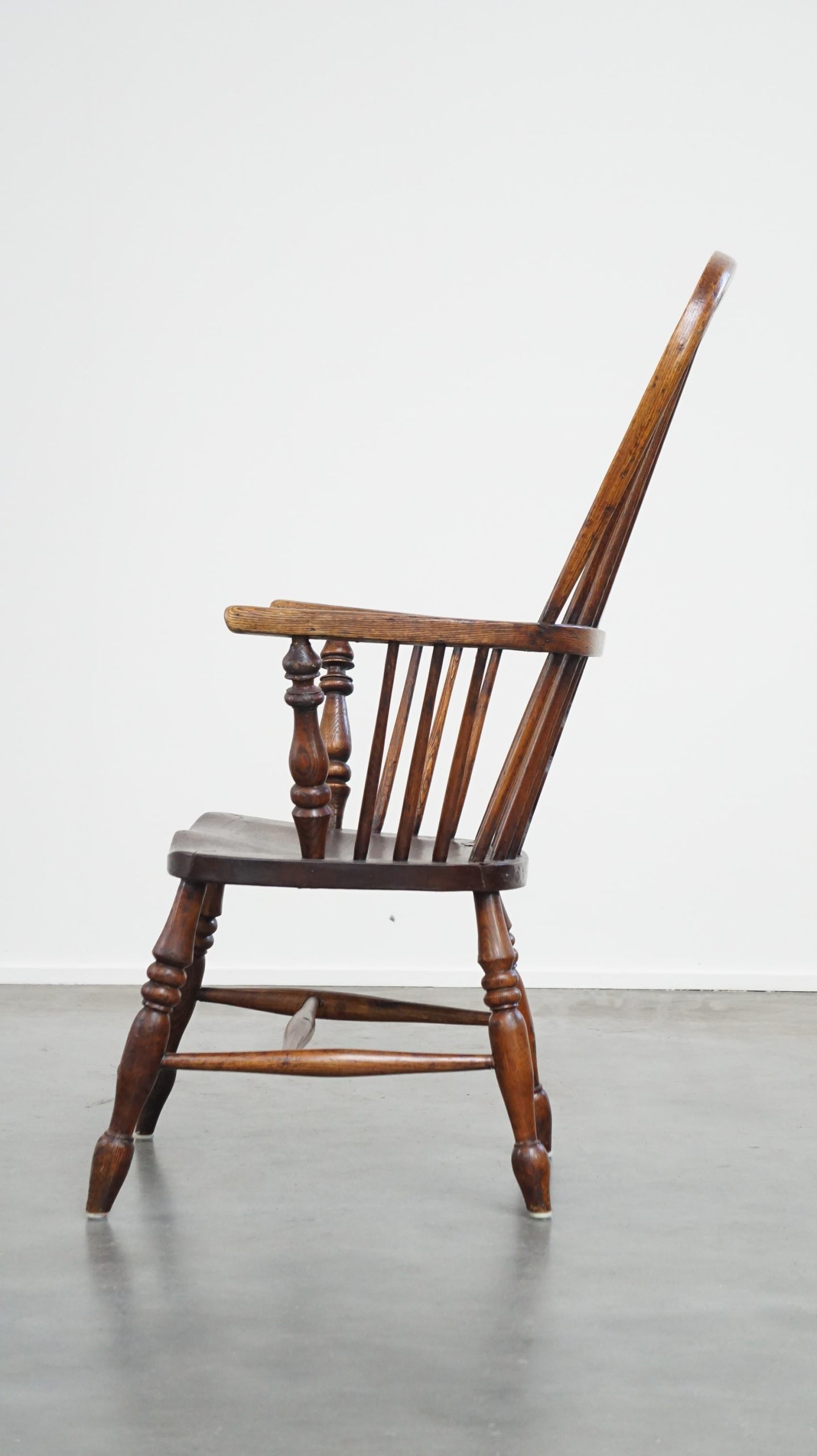 Charmante, Antieke Engelse Highback Windsor Eetkamerstoel Met Een Prachtig Patina image 6