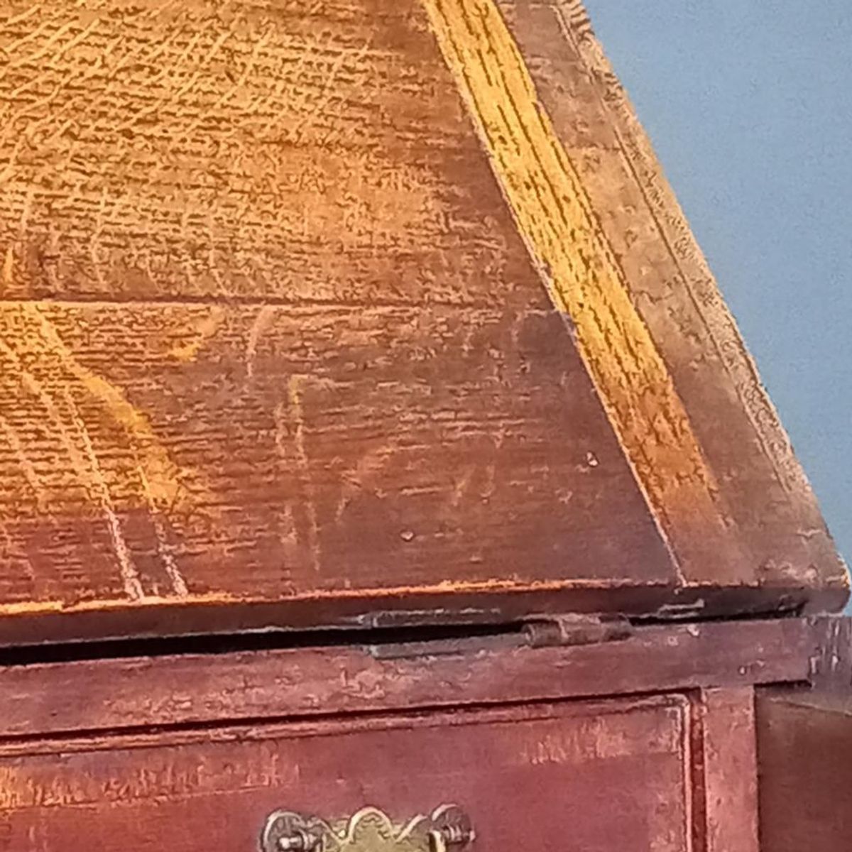 Antieke Engelse Secretaire image 13