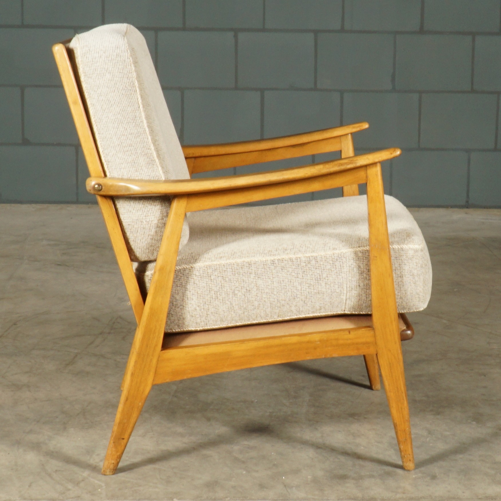 Set Deense Lougefauteuils – Notenhout – Jaren 60 image 4