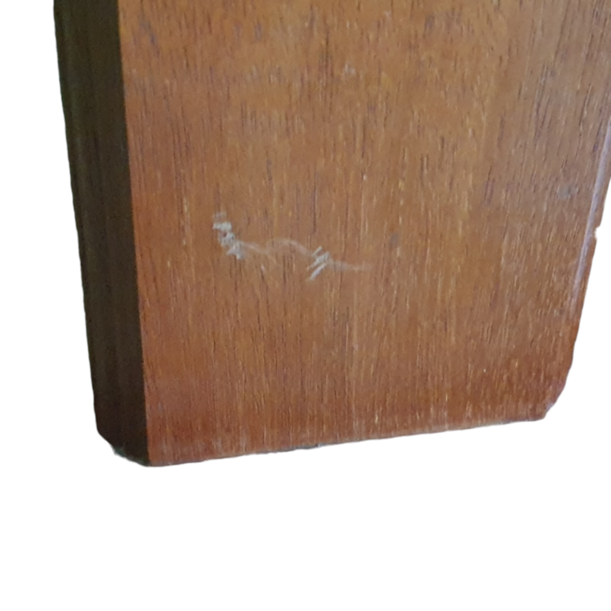 Vintage Teak Houten Kapstok Met Plank Bovenop 3 Haken image 7