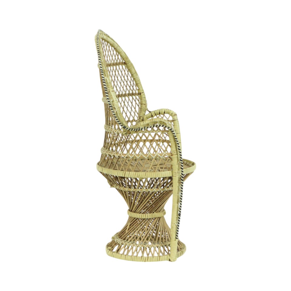 Vintage Emanuelle Poppenstoel Pauwstoel Peacock 40Cm image 3