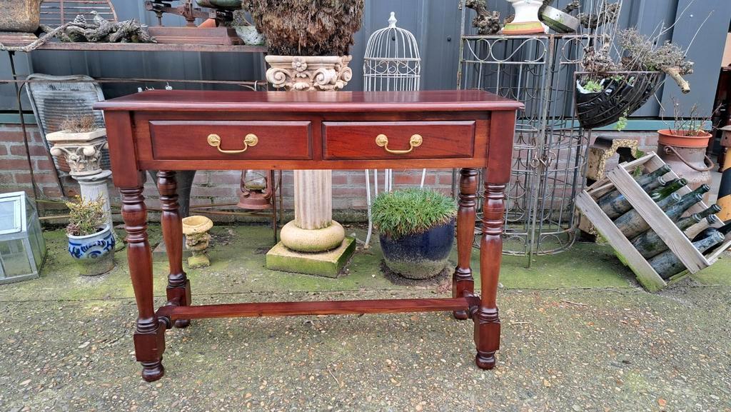 Klassieke Engelse Sidetable, Haltafel, Wandconsole image 2