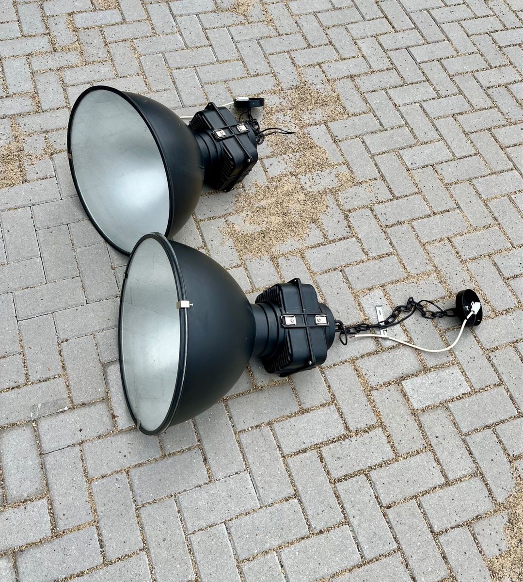 2x Grote Zware Industriële Lamp image 5