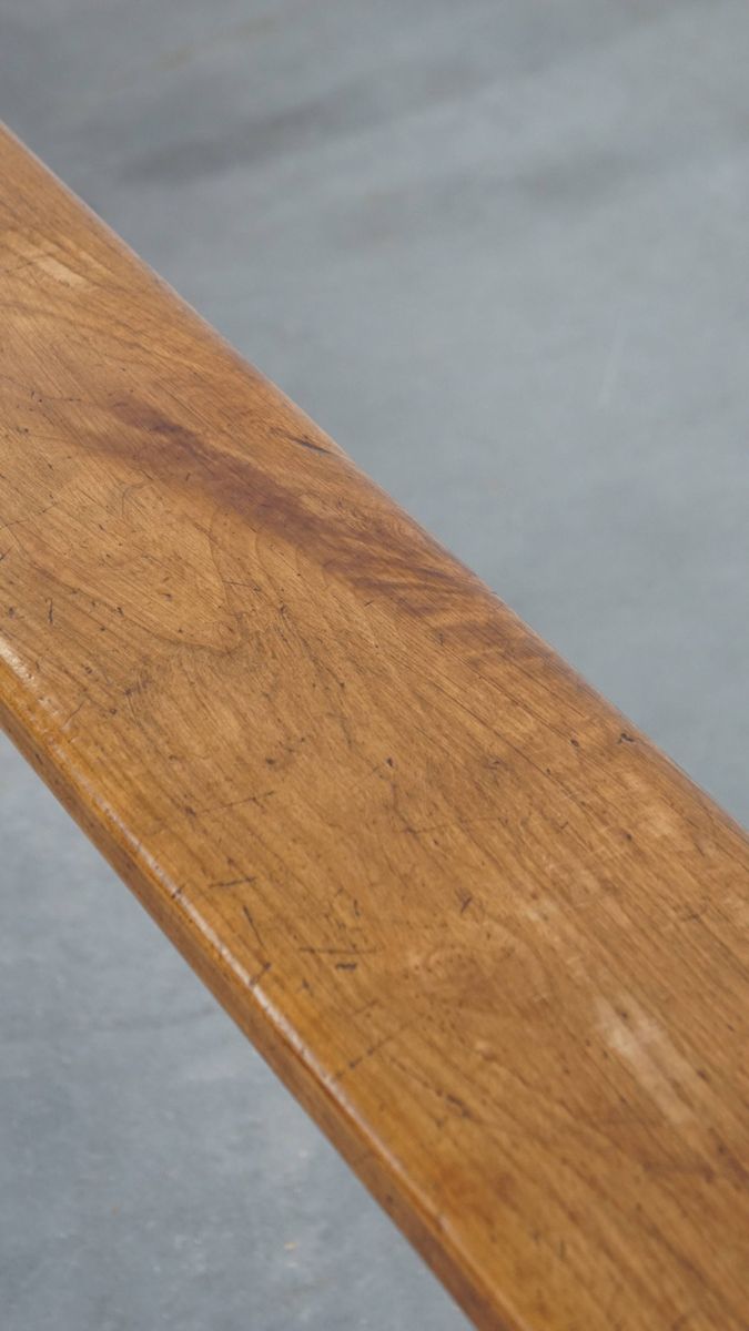 Antieke Halbank/ Bank Voor Aan De Eettafel Met Een Stijlvolle En Tijdloze Uitstraling image 12