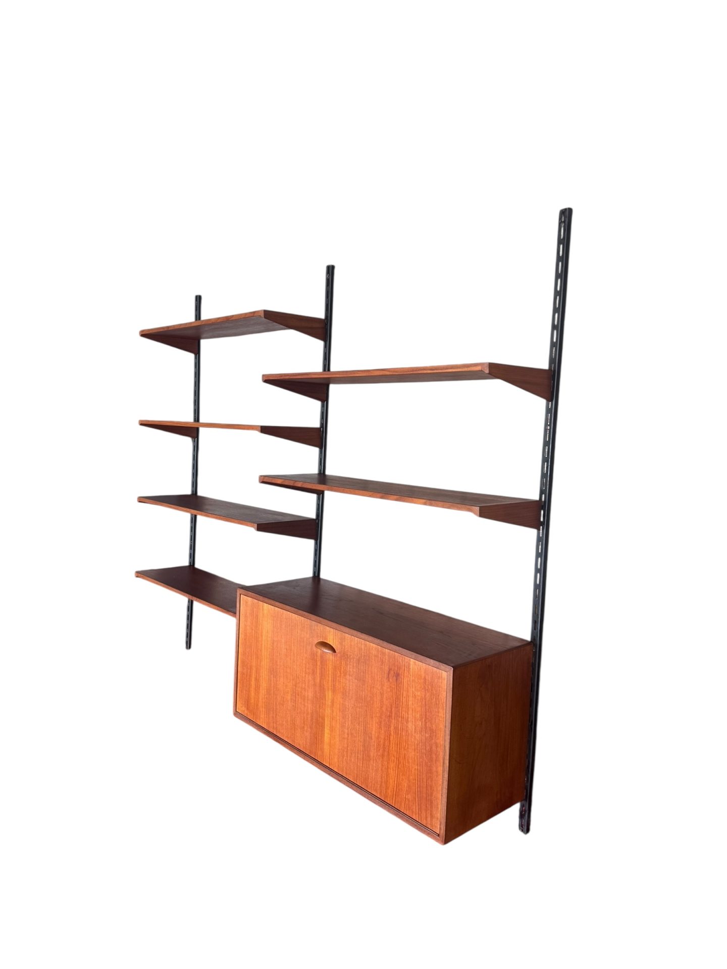 Vintage Kai Kristiansen Wandsysteem Metal Black bij Reliving