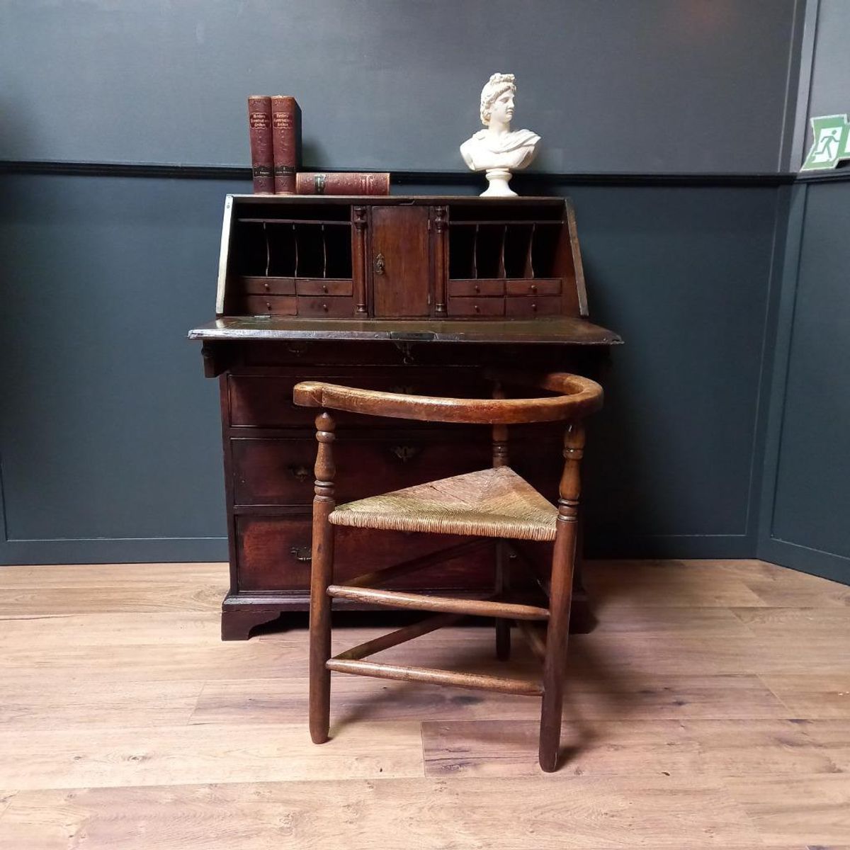 Antieke Engelse Secretaire image 22
