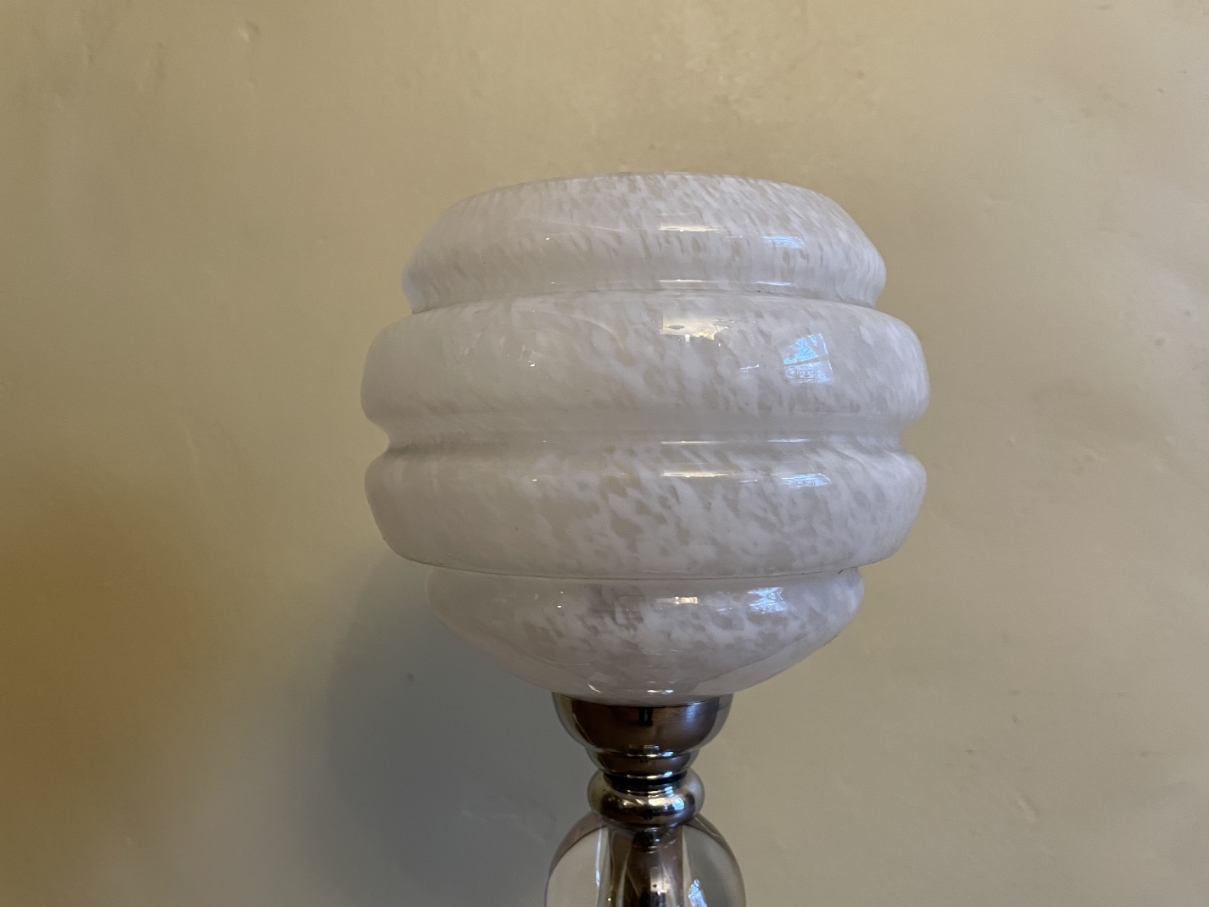 Jaren 30 Jacques Adnet Tafellamp Schemerlamp Frans image 10